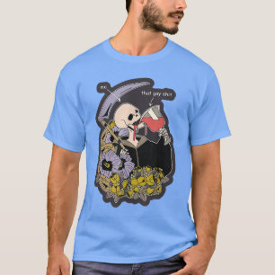 Funny Skeleton Drinking Gay Wine LGBT Pride Month T-Shirt