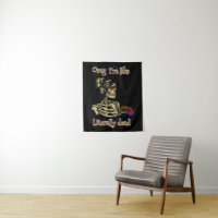 Funny Skeleton Drinking I'm literally Dead Coffee