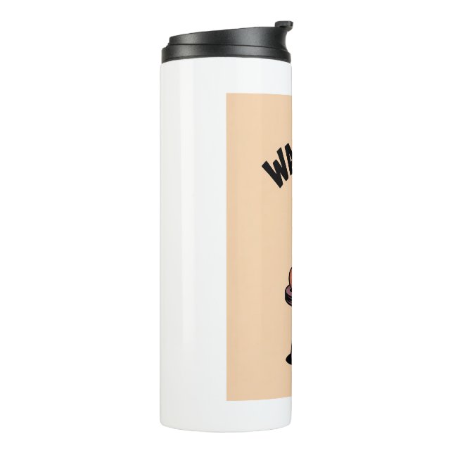  Funny Skeleton Halloween Coffee Thermal Tumbler (Rotated Left)