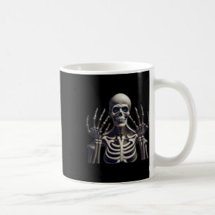 Funny Skeleton Halloween For Mens Womens Kids  Coffee Mug