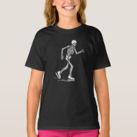 funny skeleton ice skating