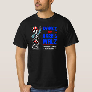 Funny Skeleton, Kamala Walz 2024, Forward Not Back T-Shirt