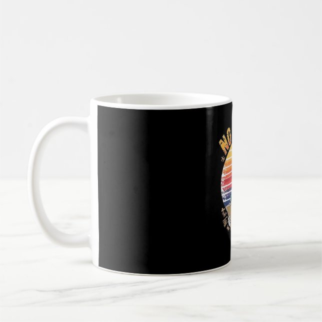 Funny Skeleton Nurse No Pulse Design – Dark Humour Coffee Mug (Left)