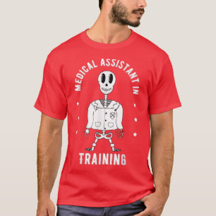 Funny Skeleton Radiologist Medical Assistant in Tr T-Shirt