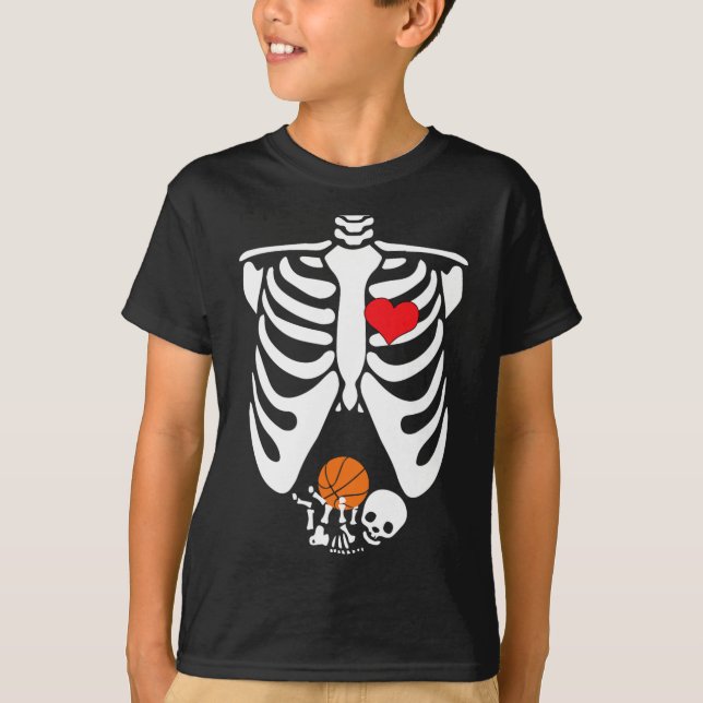 Funny Skeleton  T-Shirt (Front)