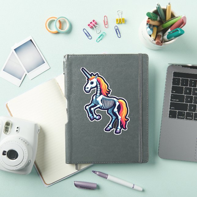 Funny Skeleton Unicorn Lovers Spooky Halloween Cos (iPad Cover)