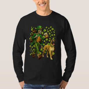Funny Skeleton Walking Great Dane Gothic Dog Lover T-Shirt