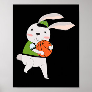 Funny Sketll Easter Boys Men Ll Bunny Sketll Poster