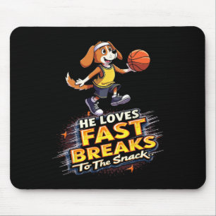 Funny Sketll Gift For Beagle Dog Lovers Mouse Mat
