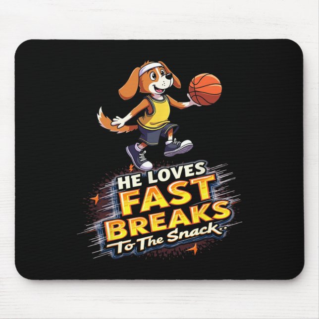 Funny Sketll Gift For Beagle Dog Lovers  Mouse Mat (Front)