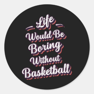 Funny Sketll Lover Quote Vintage Sketll Player Classic Round Sticker