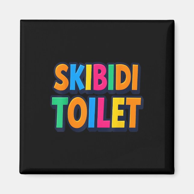 Funny Skibidi Toilet  Magnet (Front)