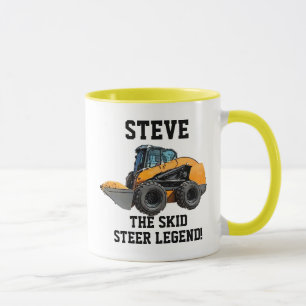 Funny Skid Steer Legend Heavy Equipment Operator Mug