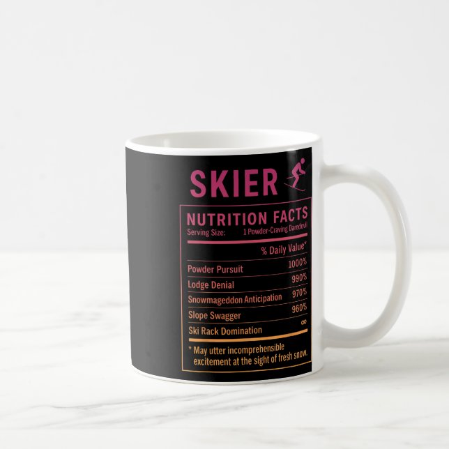 Funny Skier _5  Coffee Mug (Right)