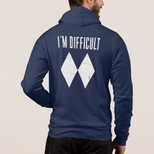 Funny Skiing Dad Birthday Winter Sports Hoodie