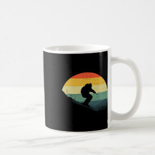 Funny Skiing Design For Men Women Downhill Ski Lov Coffee Mug