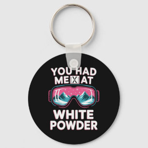 Funny Skiing For Men And Women. Ski Mountain _7 Key Ring