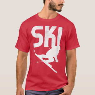 Funny Skiing Lover Cool Snow Mountain Ski Sports S T-Shirt