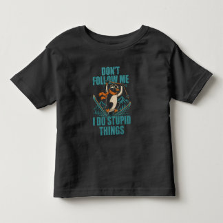 Funny Skiing Penguin Mountain Life Tee