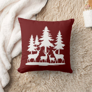 Funny Skinny Pine Tree Summer Hiking Camping Cushion