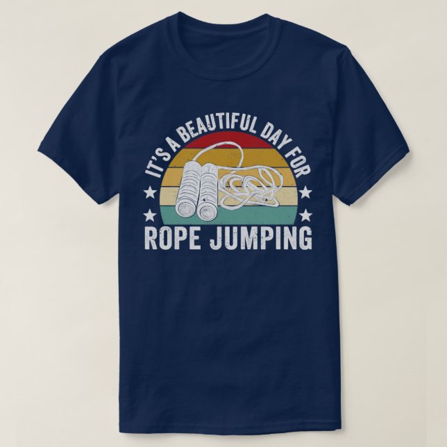 Funny Skipping Rope Jumping Rope Jump Rope8 T-Shirt (Design Front)