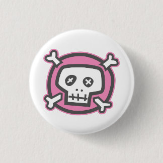Funny Skull (grey style) button
