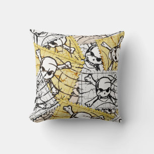 Funny Skull Stamp Cushion