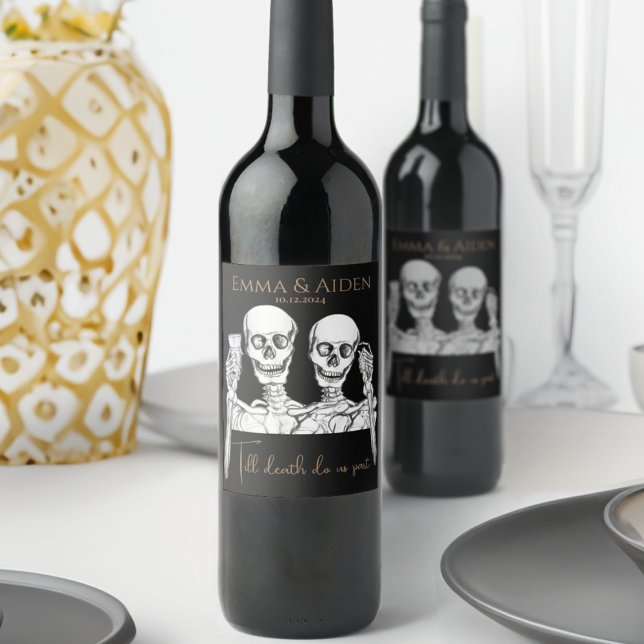 Funny Skull Wine Label (Creator Uploaded)