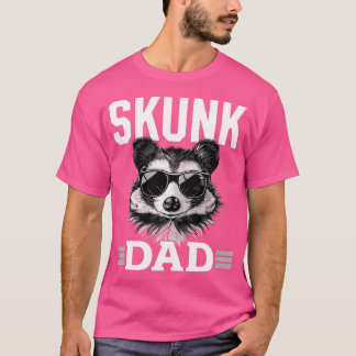 Funny Skunk Animal Skunk Dad T-Shirt