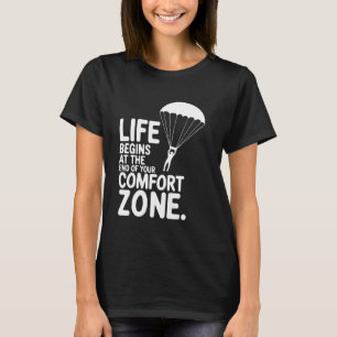 Funny Skydive Parachuting Parachute Skydiving Skyd T-Shirt