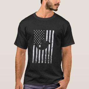 Funny Skydiving American Skydiver Parachuting Para T-Shirt