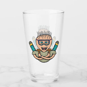 Funny Skydiving Glass