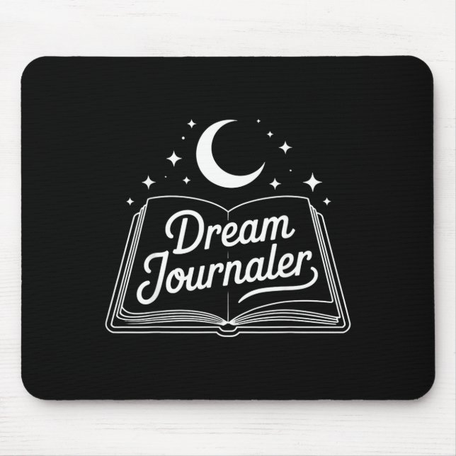 Funny Sleep Hygiene Dream Journaling Status Symbol Mouse Mat (Front)