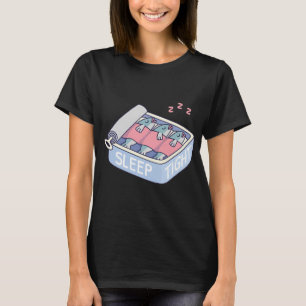 Funny Sleep Tight Sleeping Sardines in Can Pun T-Shirt