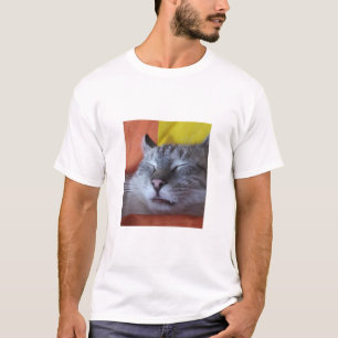 Funny Sleeping Cat T-Shirt