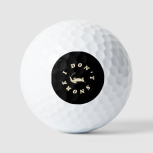 Funny Sleeping Dog Golf Balls