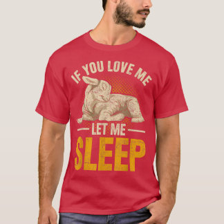 Funny Sleeping Farm Animal Lover Farmer Cute Sheep T-Shirt