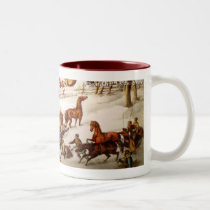 Funny Sleighing Mug