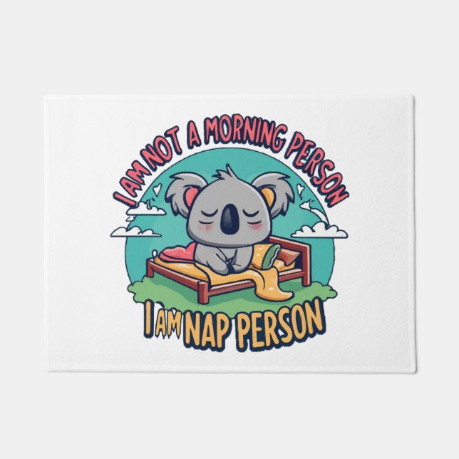 funny slogan doormat (Front)