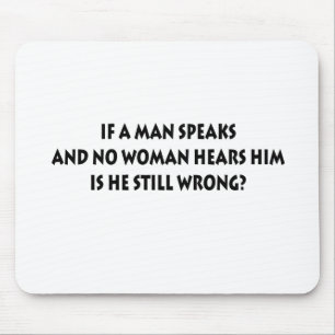 Funny slogan mousepad