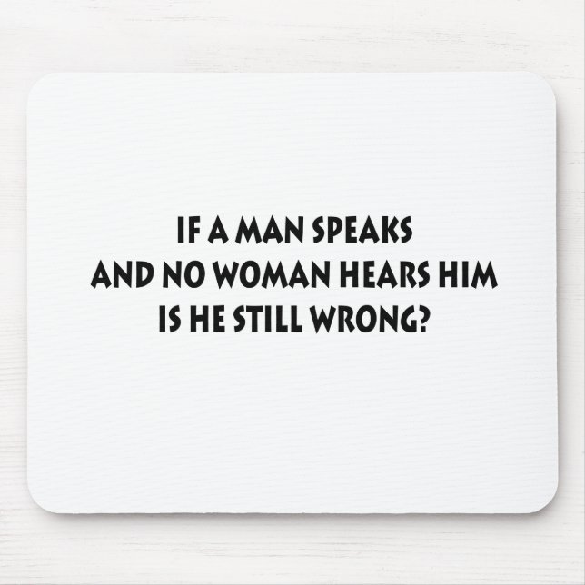 Funny slogan mousepad (Front)