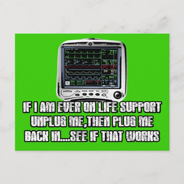 Funny slogan postcard (Front)