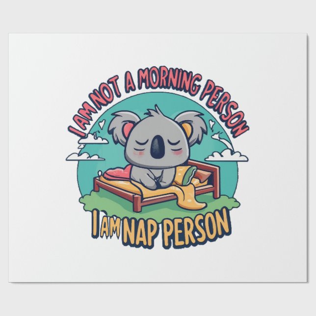 funny slogan wrapping paper (Flat)