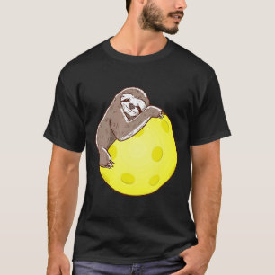 Funny Sloth And Pickleball Costume Pickleball Play T-Shirt