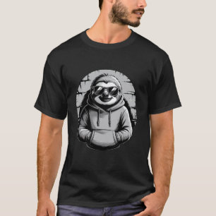 Funny Sloth Animal Lover Artwork Tropical Graphic T-Shirt