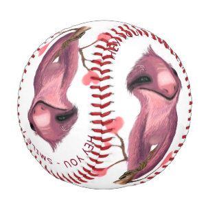 Funny Sloth Baseball