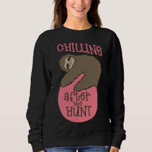 Funny Sloth Chilling After The Egg Sweatshirt