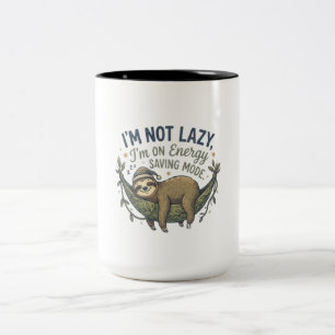 Funny Sloth Coffee Mug Energy Saving Mode Sloth