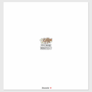 Funny Sloth Five More Minutes Sleep Bed Pajama Nig