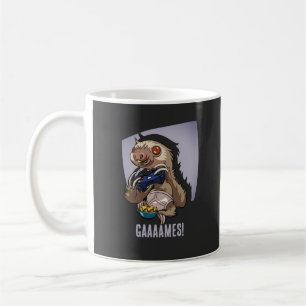 Funny Sloth Gaaaames! Cute Video Gamer Cartoon Coffee Mug